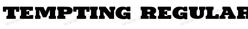 Tempting Regular字体转换
